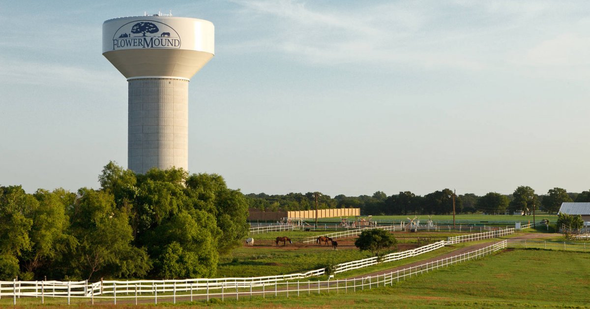 Flower Mound TX water tower – network cabling Flower Mound services by Just Cabling