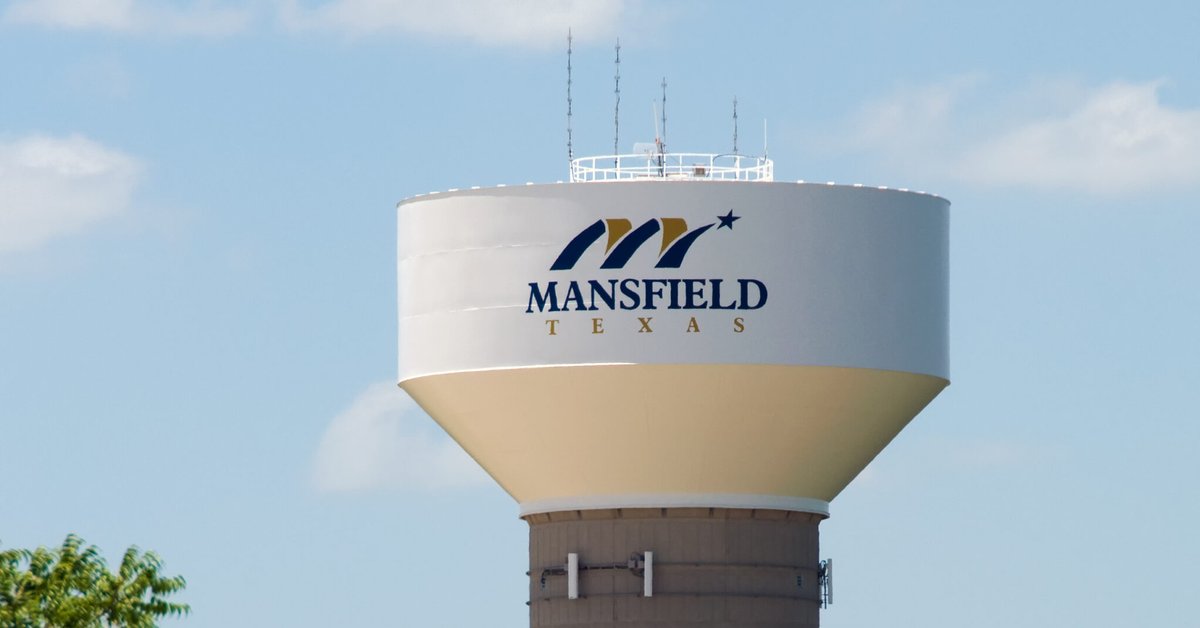 Mansfield TX water tower – network cabling Mansfield services by Just Cabling